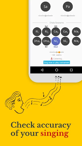 Shruti Carnatic Tuner screenshot 4