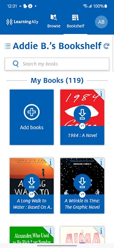 Learning Ally Audiobooks