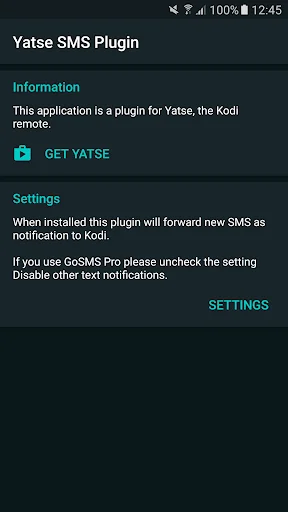 SMS plugin for Yatse