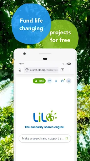 Lilo - Search with substance screenshot 1