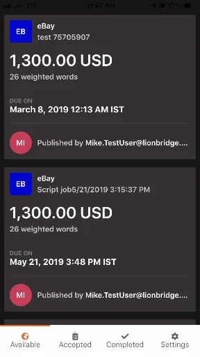 Lionbridge Community Jobs screenshot 1