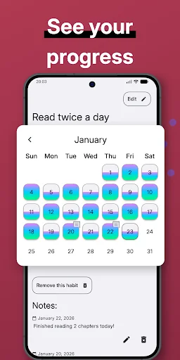 Habit Challenge: Achieve Goals screenshot 3