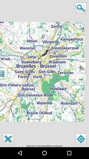 Map of Brussels offline