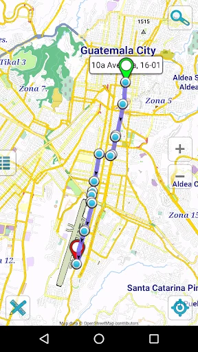 Map of Guatemala offline