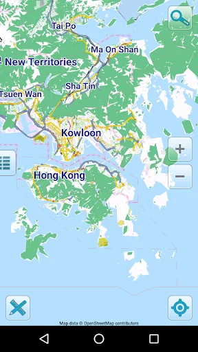 Map of Hong Kong offline