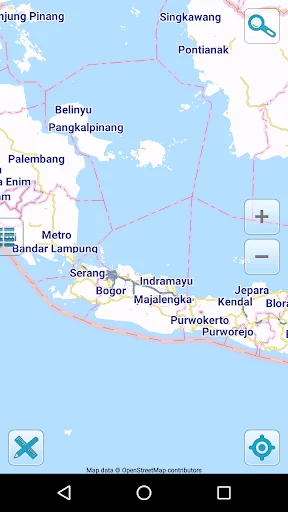 Map of Indonesia offline
