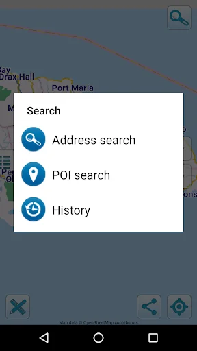 Map of Jamaica offline screenshot 2