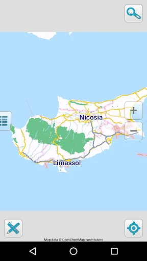 Map of Cyprus offline screenshot 1