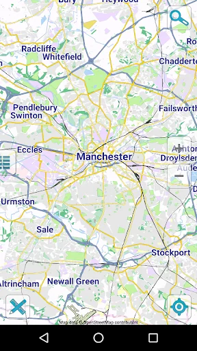Map of Manchester offline