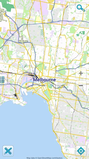 Map of Melbourne offline