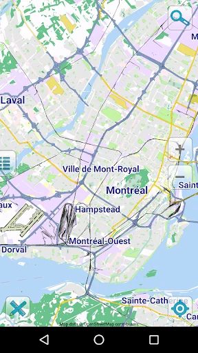 Map of Montreal offline screenshot 1