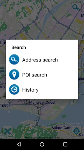 Map of Montreal offline screenshot 2