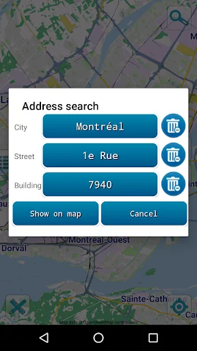 Map of Montreal offline screenshot 3