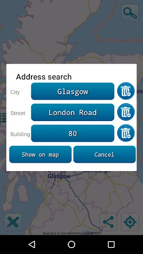 Map of Scotland offline screenshot 3