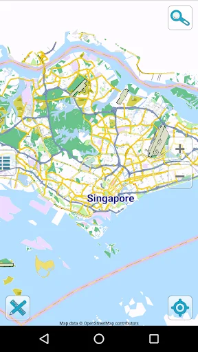 Map of Singapore offline
