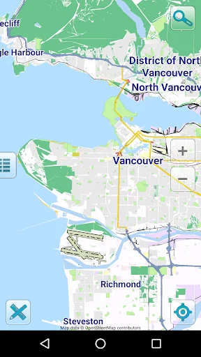 Map of Vancouver offline