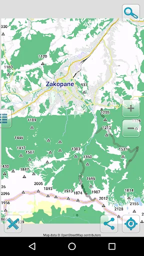 Map of Zakopane offline