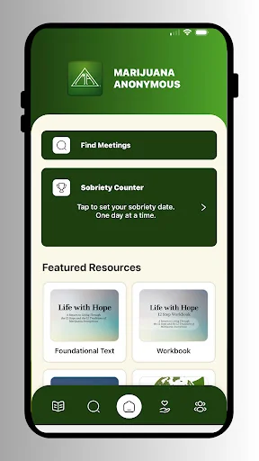 Marijuana Anonymous App screenshot 1