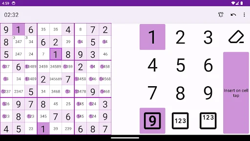 Open Sudoku screenshot 3