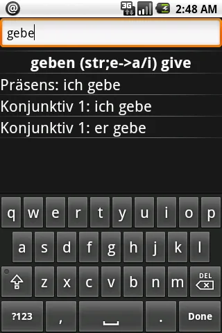 German Verbs Pro screenshot 3