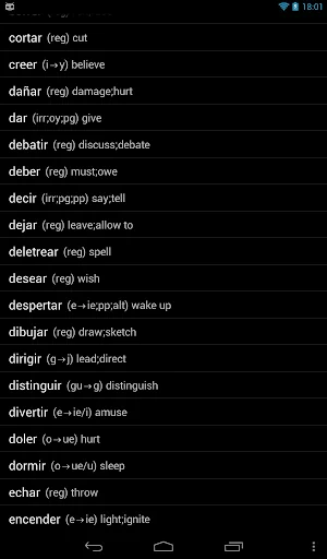 Spanish Verbs Pro screenshot 3