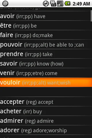 French Verbs Pro screenshot 1