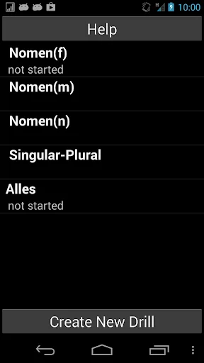 German Declension Trainer