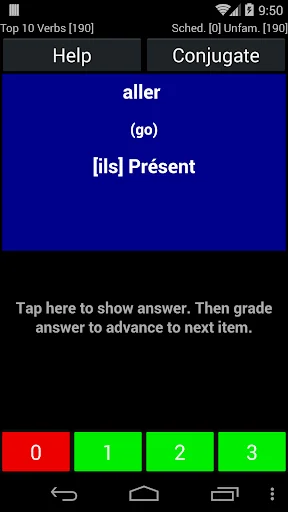 French Verb Trainer screenshot 2