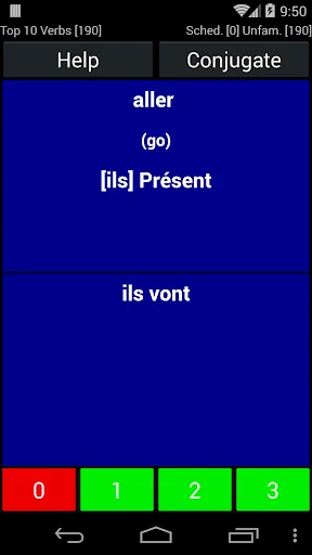 French Verb Trainer screenshot 3
