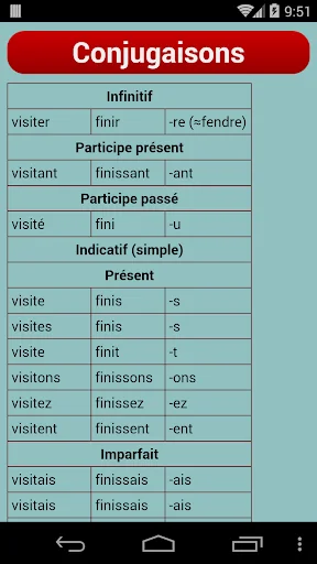 French Verb Trainer screenshot 4