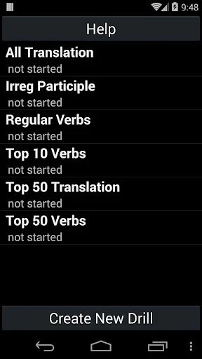 Portuguese Verb Trainer screenshot 1