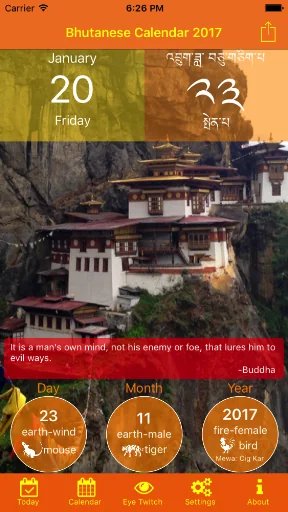 Bhutanese Calendar