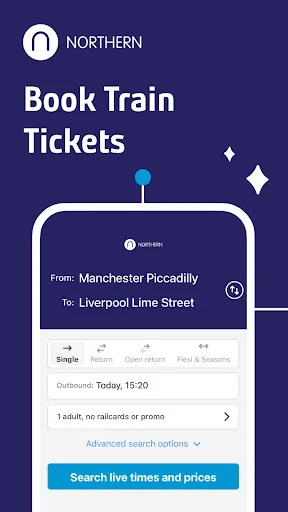 Northern train tickets & times