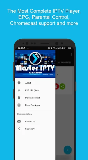 Master IPTV Player: Online TV screenshot 1