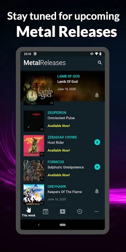 Metal Releases screenshot 1