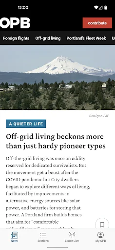 OPB News screenshot 1