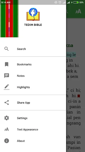 Tedim Bible screenshot 1