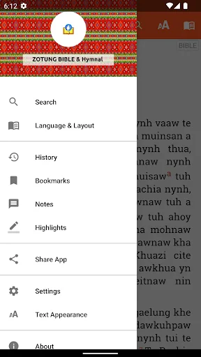 Zotung Bible & Hymnal