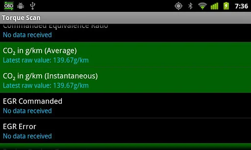 TorqueScan (Torque OBD Plugin) screenshot 2