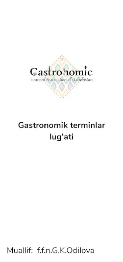 Gastronomic Dictionary