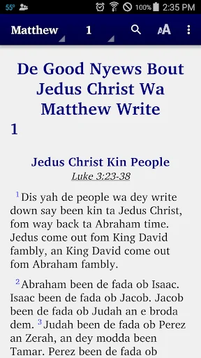 Gullah New Testament