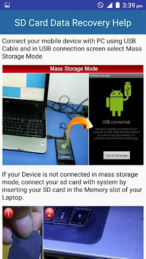 SD Card Data Recovery Help screenshot 2