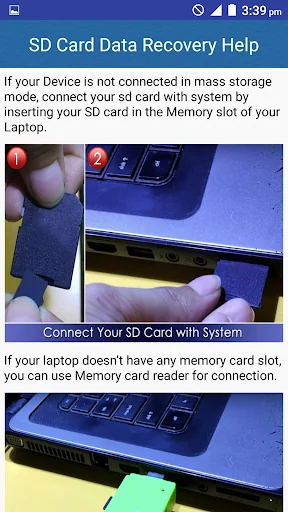 SD Card Data Recovery Help screenshot 3