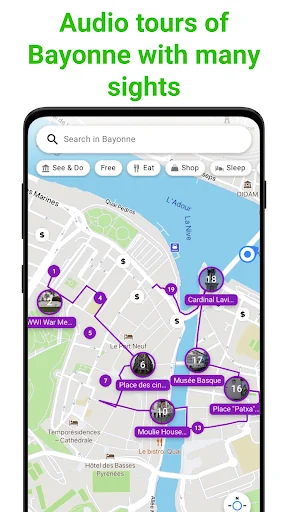 Bayonne Tour Guide:SmartGuide