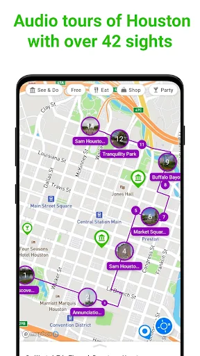 Houston Tour Guide:SmartGuide