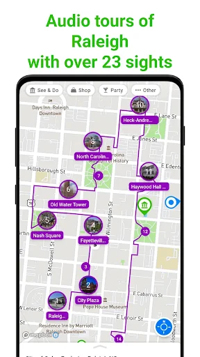Raleigh Tour Guide:SmartGuide