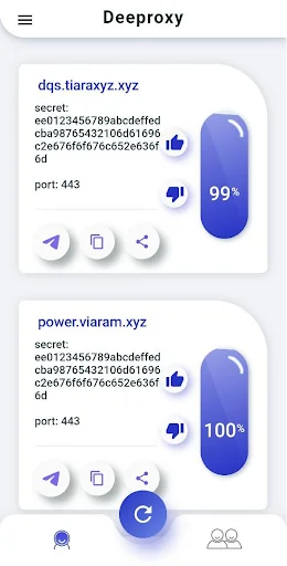 DeeProxy: Proxies for Telegram screenshot 2