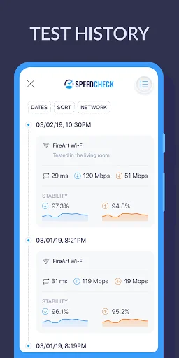 Internet Speed Test SPEEDCHECK screenshot 4