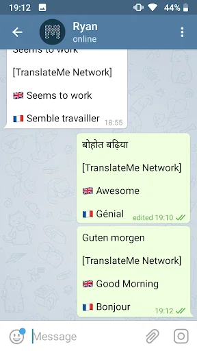 Telegram Translator Unofficial screenshot 3