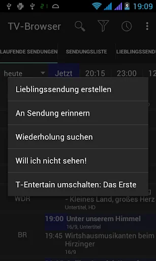 TV-Browser Switch T-Entertain